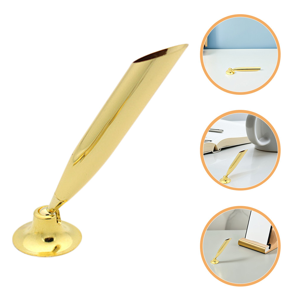 10Pcs Metal Pen Holder Desk St - Pen Rest Single ulasan dan harga