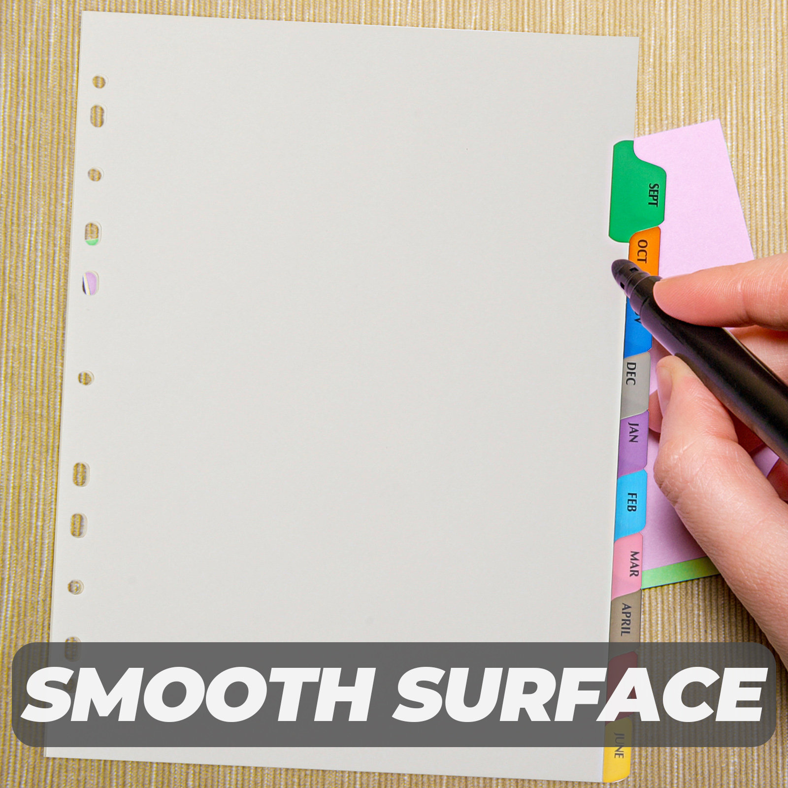 12Sheets Index Dividers Binder - Tab Divider A4 ulasan dan harga