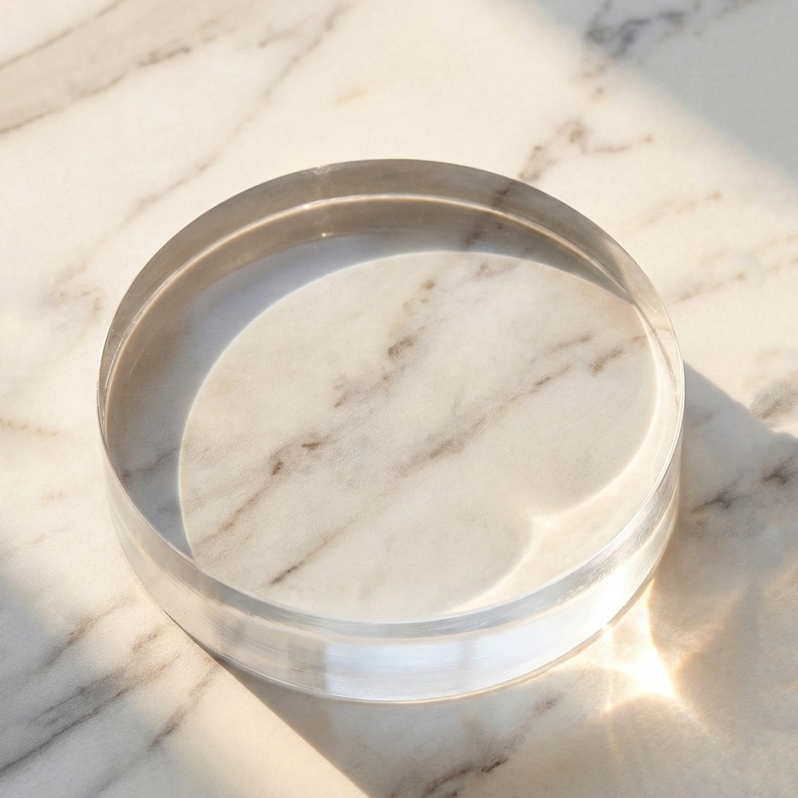 Round Crystal Paperweight 3.15 - Book Weight Glass ulasan dan harga