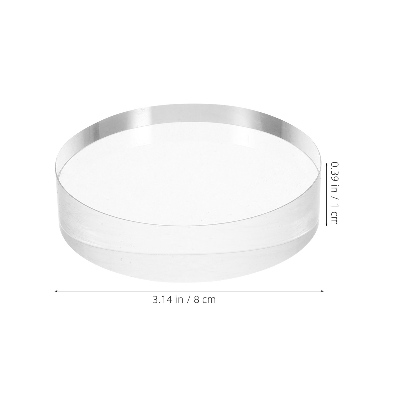 Round Crystal Paperweight 3.15 - Book Weight Glass ulasan dan harga