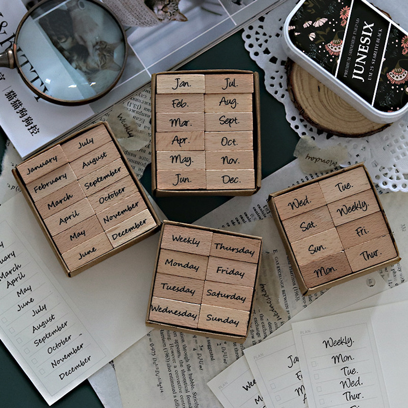 Arabic Numbers Day Month Calen - Rubber Date Stamp ulasan dan harga